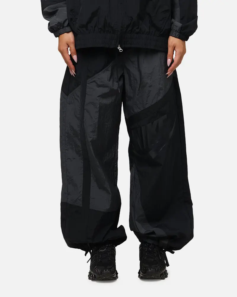 Nike Women's Sportswear Mid-Rise Street Woven Open-Hem Pants Anthracite/Black 1