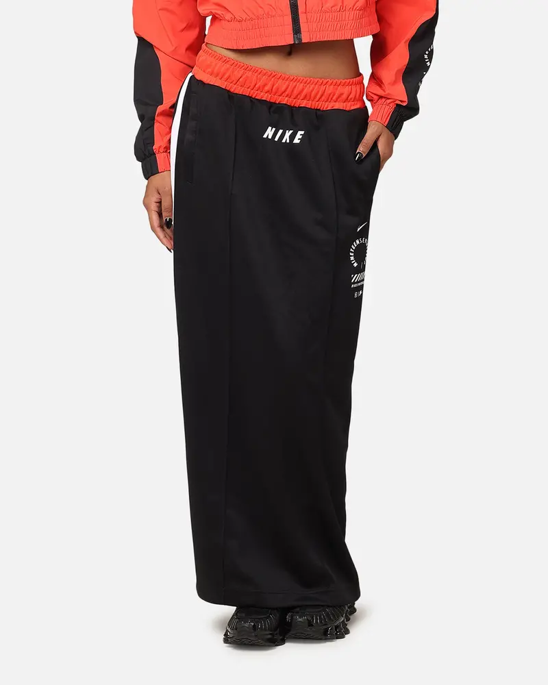 Nike Women's Sportswear Pk Skirt Black/Light Crimson/White 1