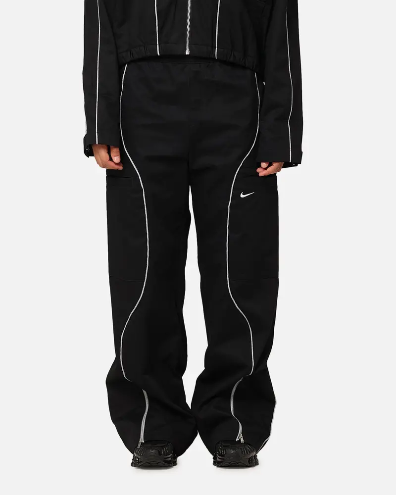 Nike Women's Sportswear Street Woven Pants Black/Light Plum 1