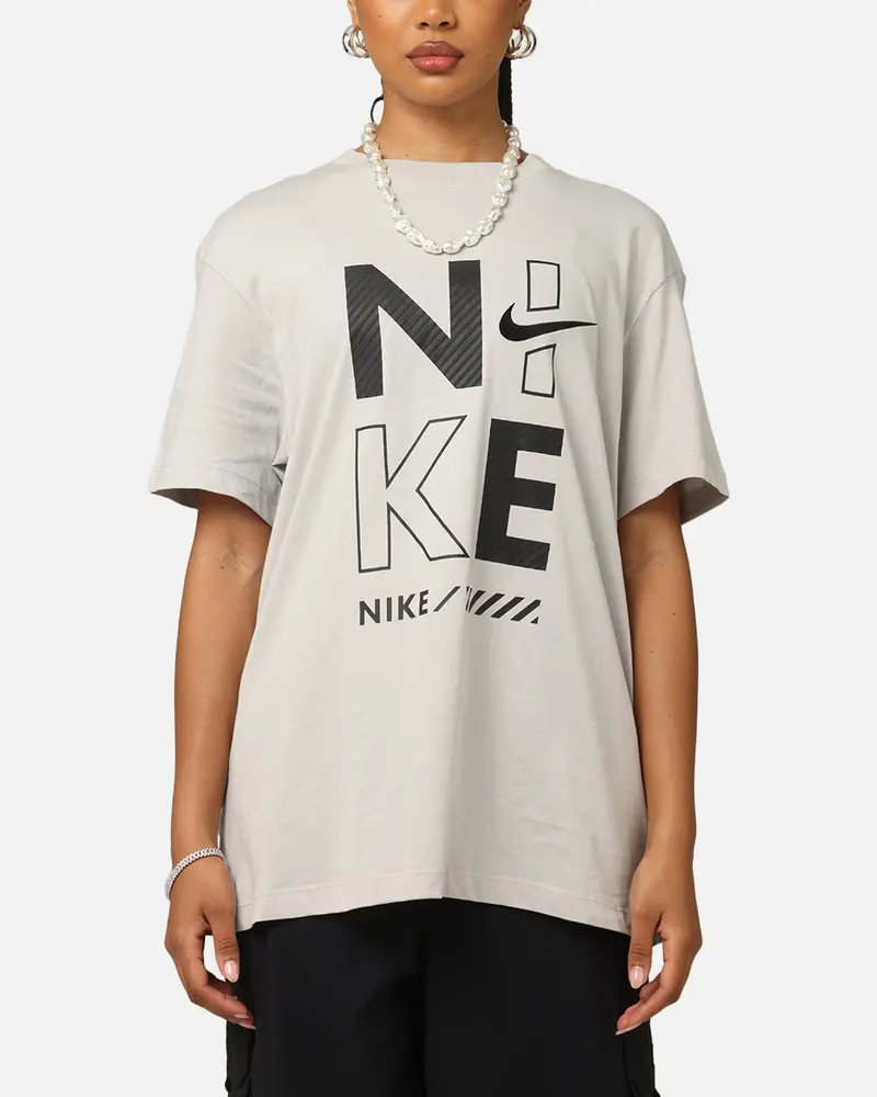 Nike Women's Sportswear T-Shirt Lt Iron Ore 1