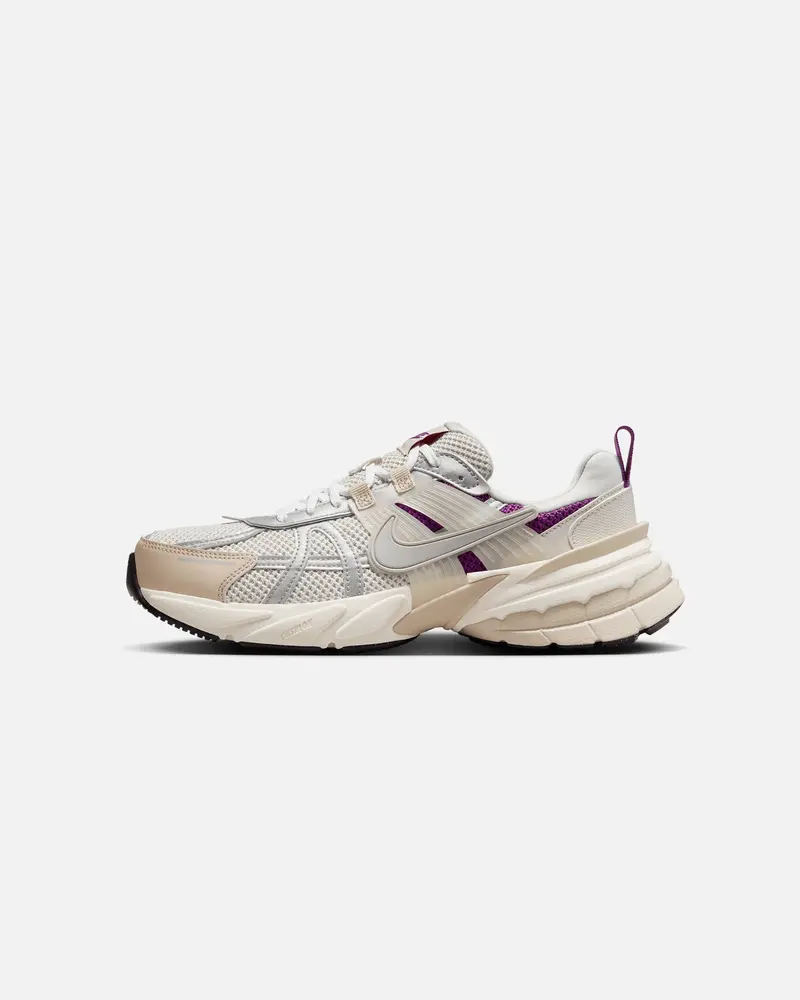 Nike Women's V2k Run Premium Light Bone/Metallic Silver-Sandrift 1