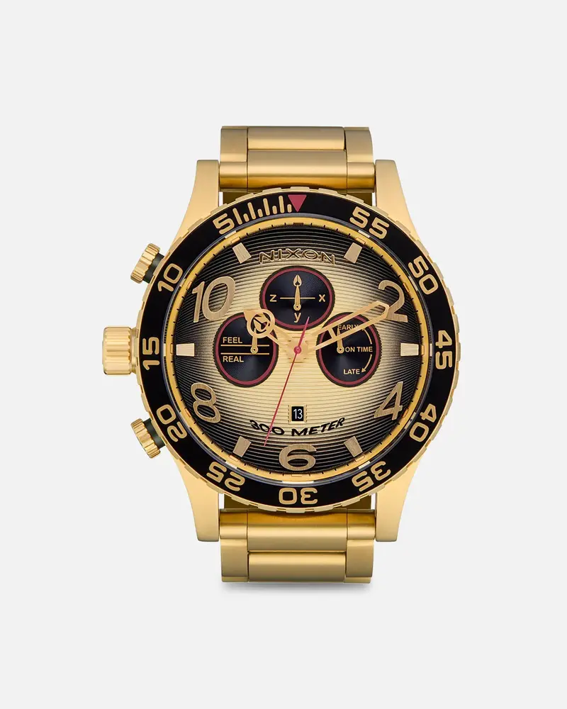 Nixon 51-30 Chrono Gold/Black 1