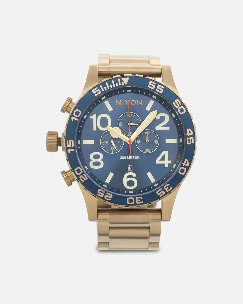 Nixon 51-30 Chrono Gold/Blue 1