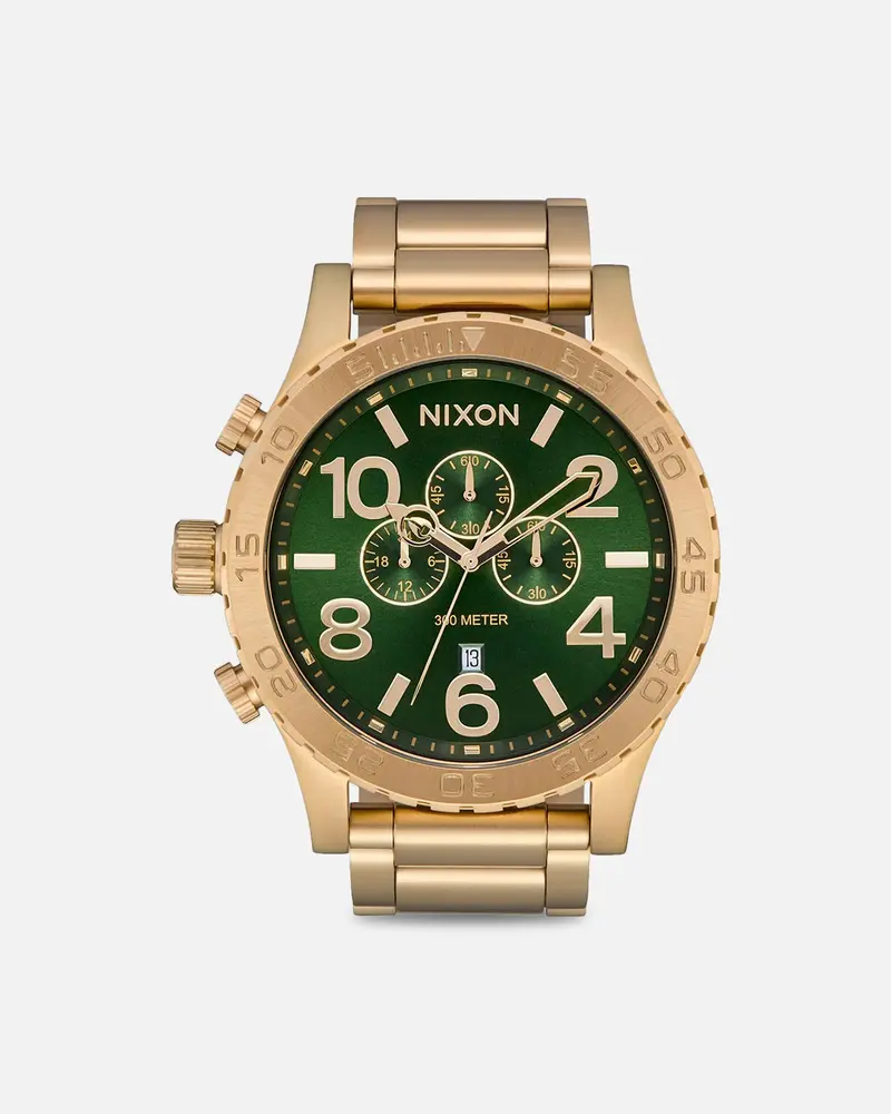 Nixon 51-30 Chrono Gold/Green 1