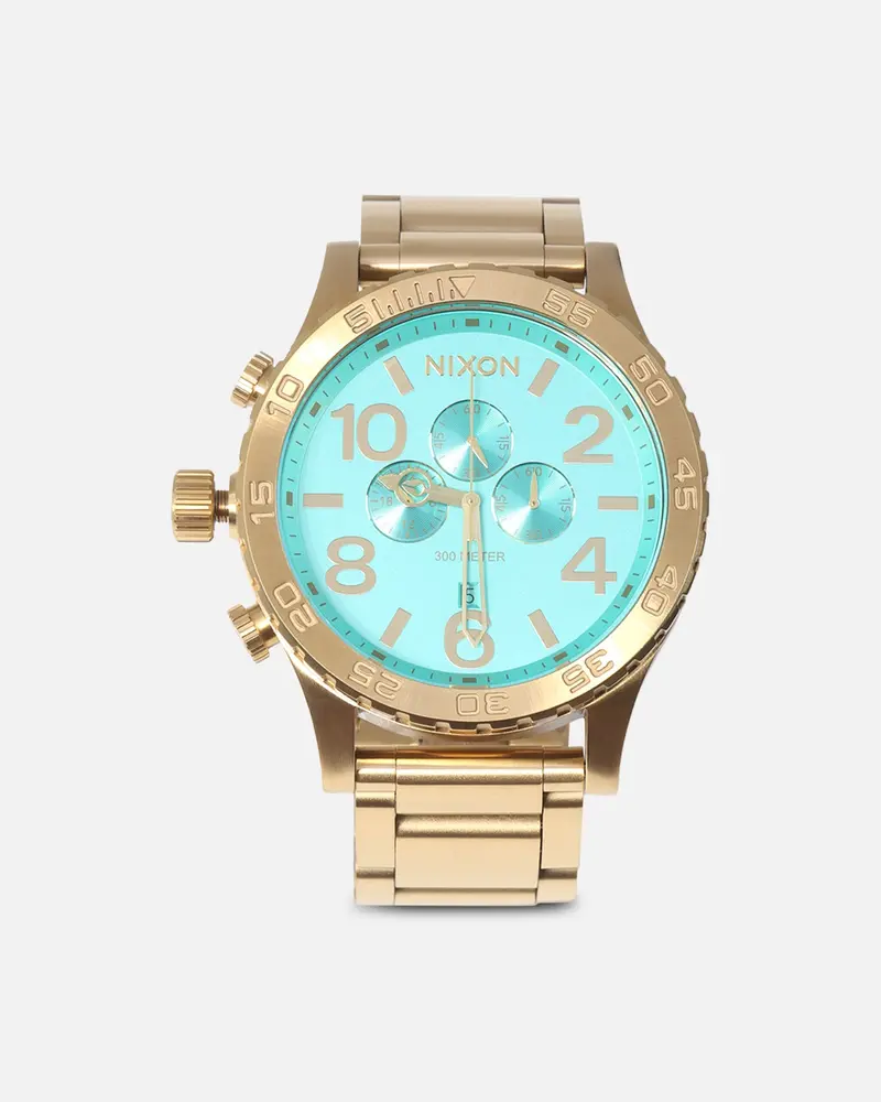 Nixon 51-30 Chrono Gold/Turquoise 1