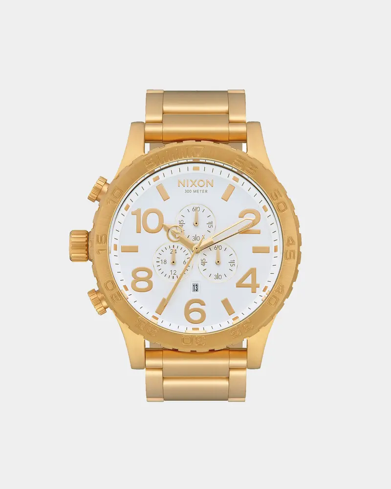 Nixon 51-30 Chrono Gold/White 1