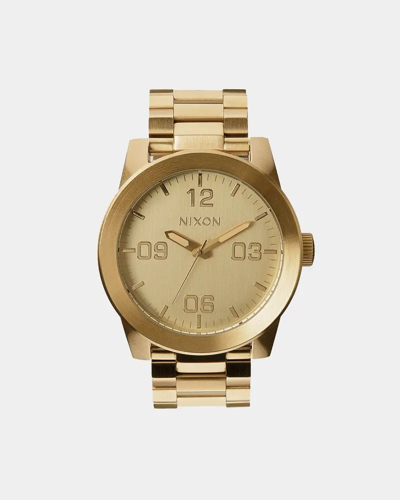 Nixon Corporal Stainless Steel Watch Gold 1