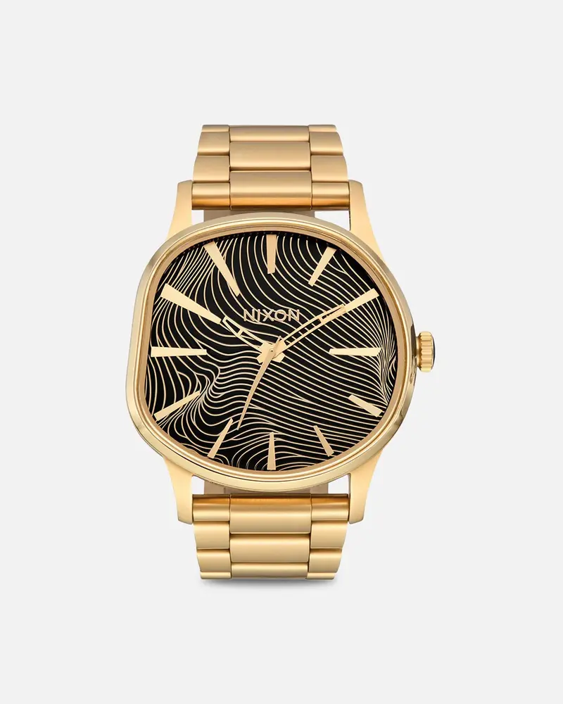 Nixon Sentry Wobble Watch Gold/Black 1