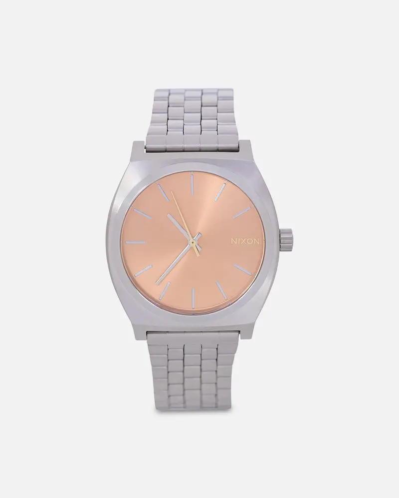 Nixon Time Teller Silver/Coral 1