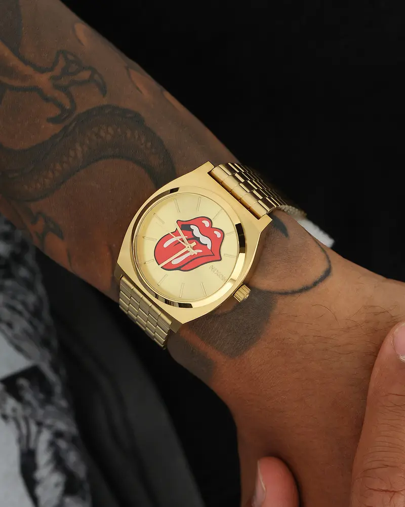 Nixon X Rolling Stones Time Teller Gold/Gold 1