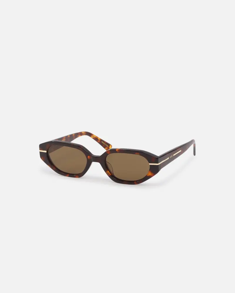 Nuqe Zarah Sunglasses Clear Tort/Brown 1