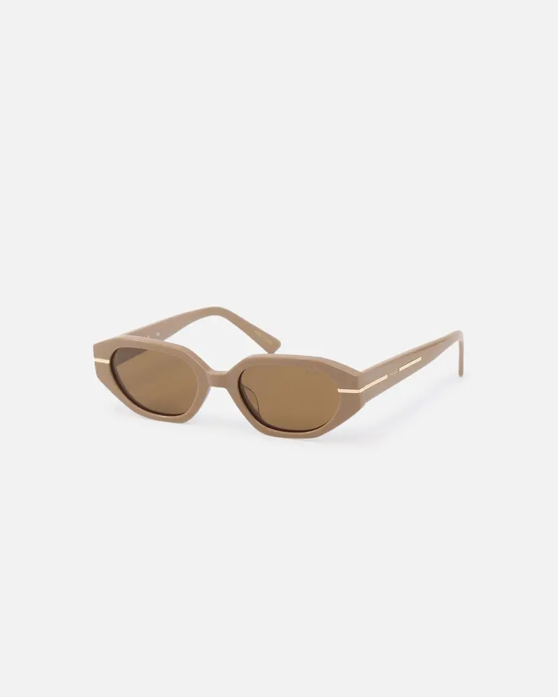 Nuqe Zarah Sunglasses Tan/Brown 1