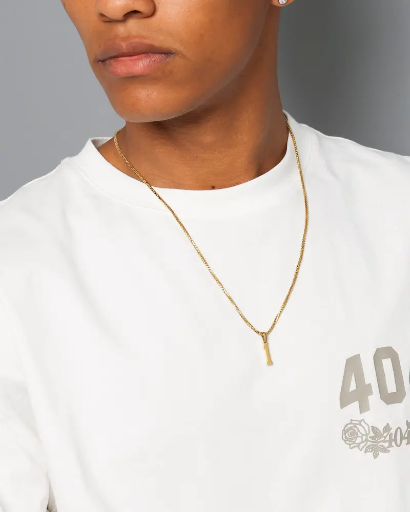 Nxs College Number Pendant Gold 1