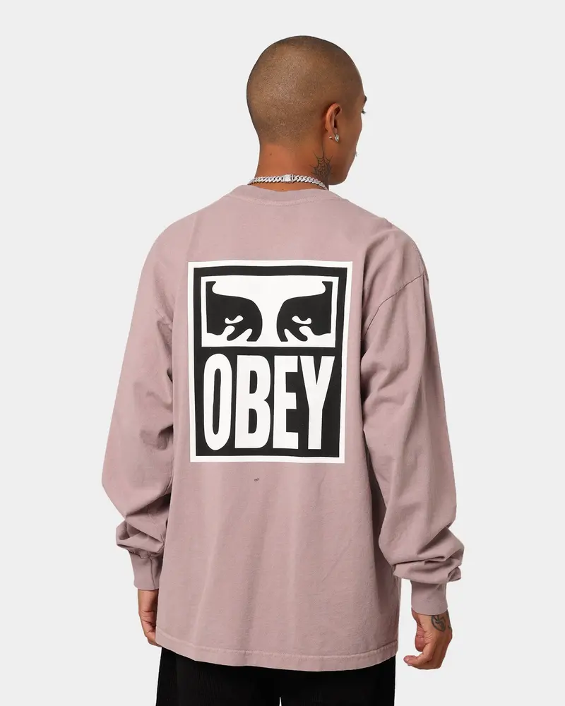 Obey Eyes Icon 2 Ls T-Shirt Gallnut 1
