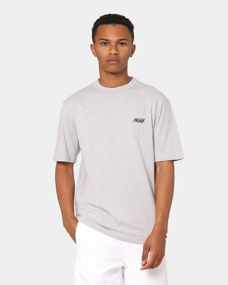 Palace Basically A T-Shirt Grey Marle 1