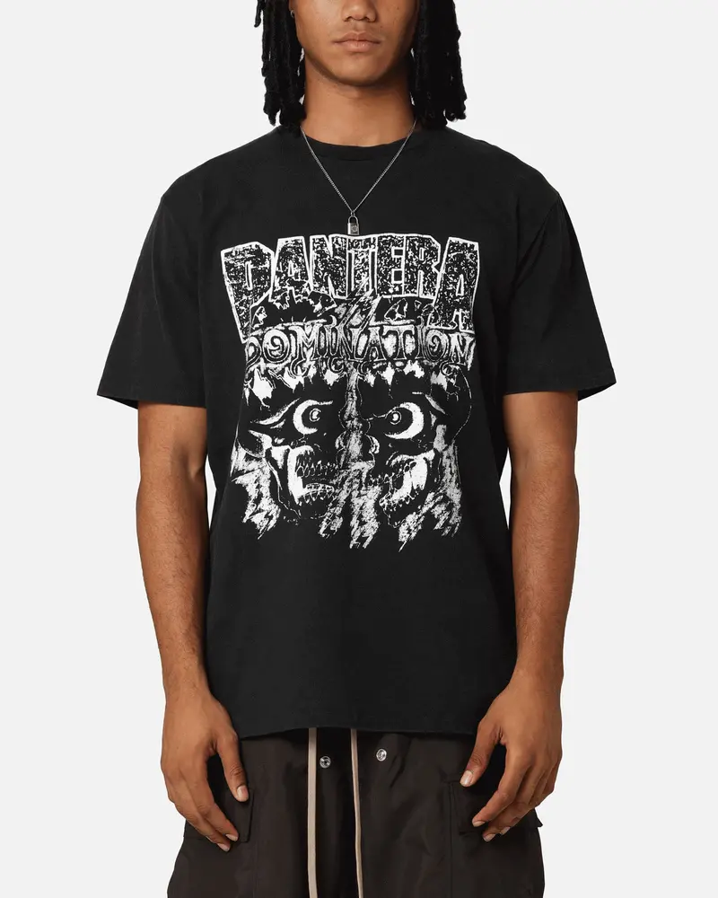 Pantera Domination T-Shirt Washed Black 1