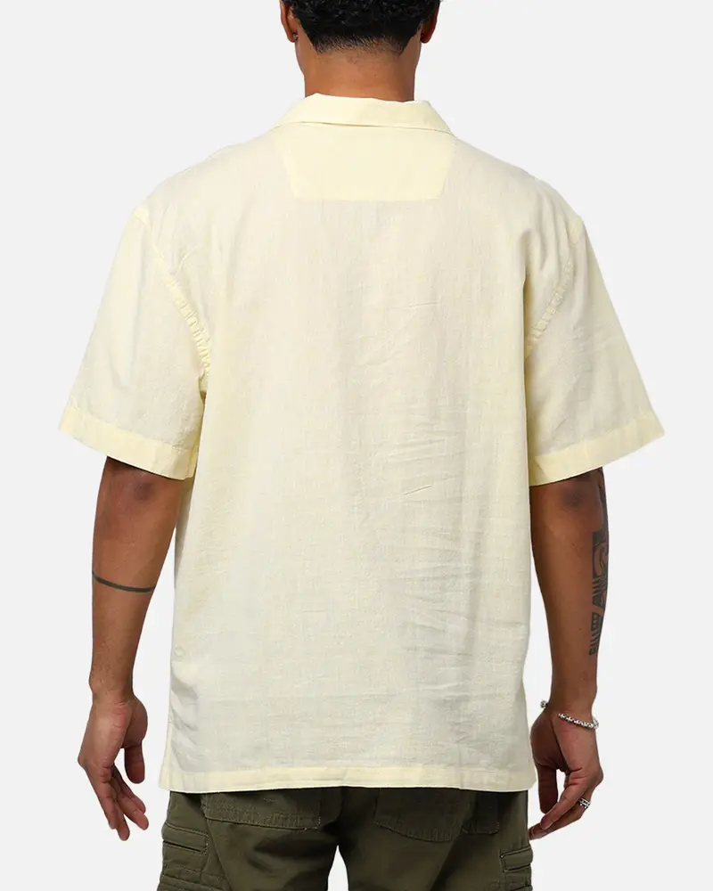 Pas De Mer Postcard Shirt Light Yellow 2