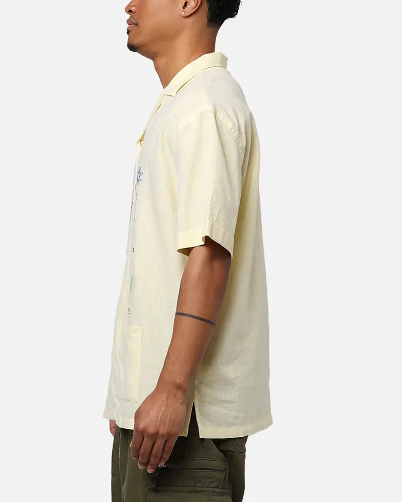 Pas De Mer Postcard Shirt Light Yellow 5