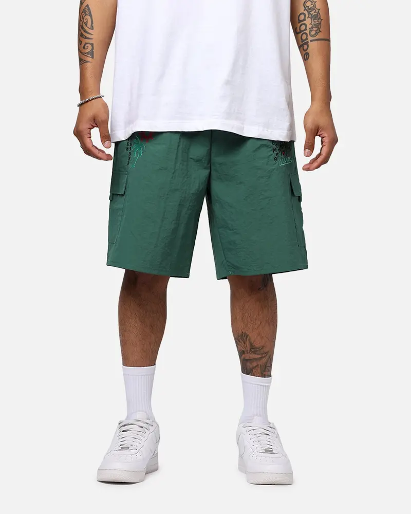 Pas De Mer Postcard Shorts Army Green 1