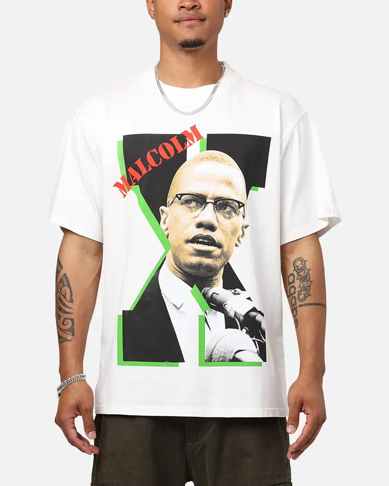 Philcos Malcolm X T-Shirt Cream 1