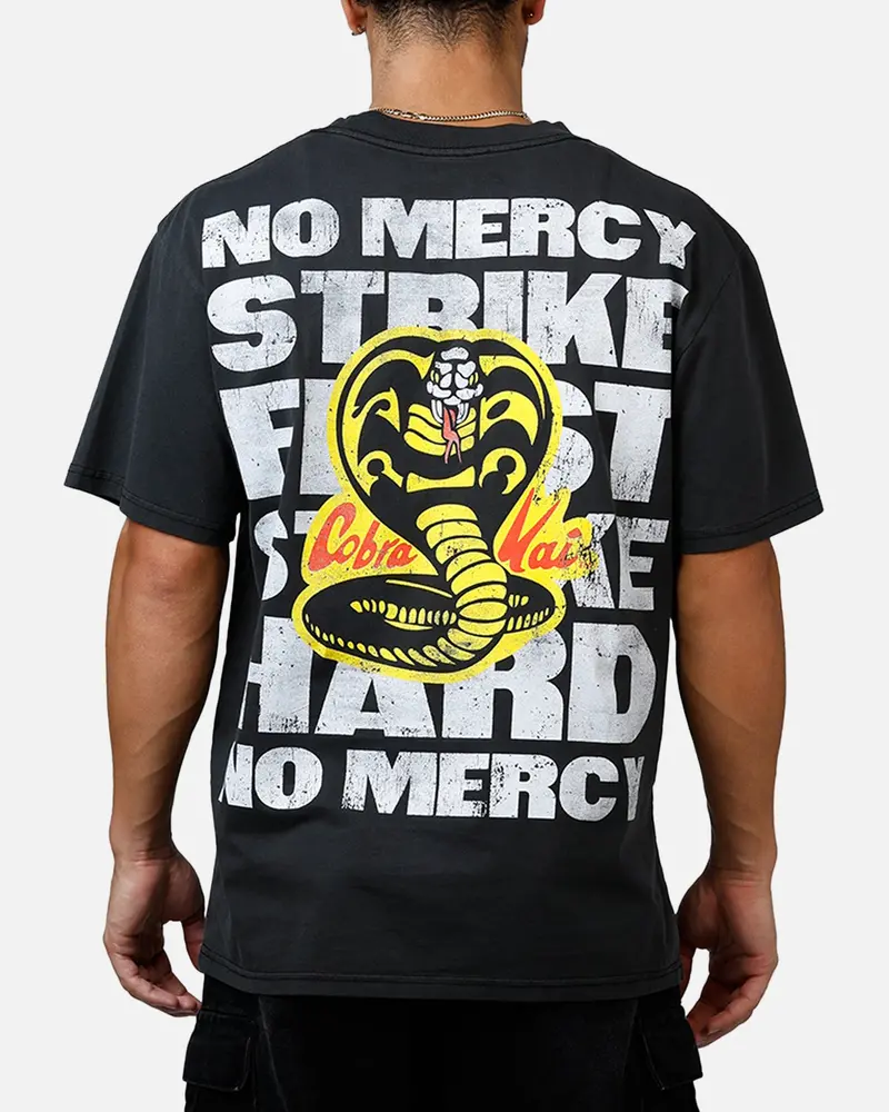 Philcos X Cobra Kai No Mercy T-Shirt Black 1