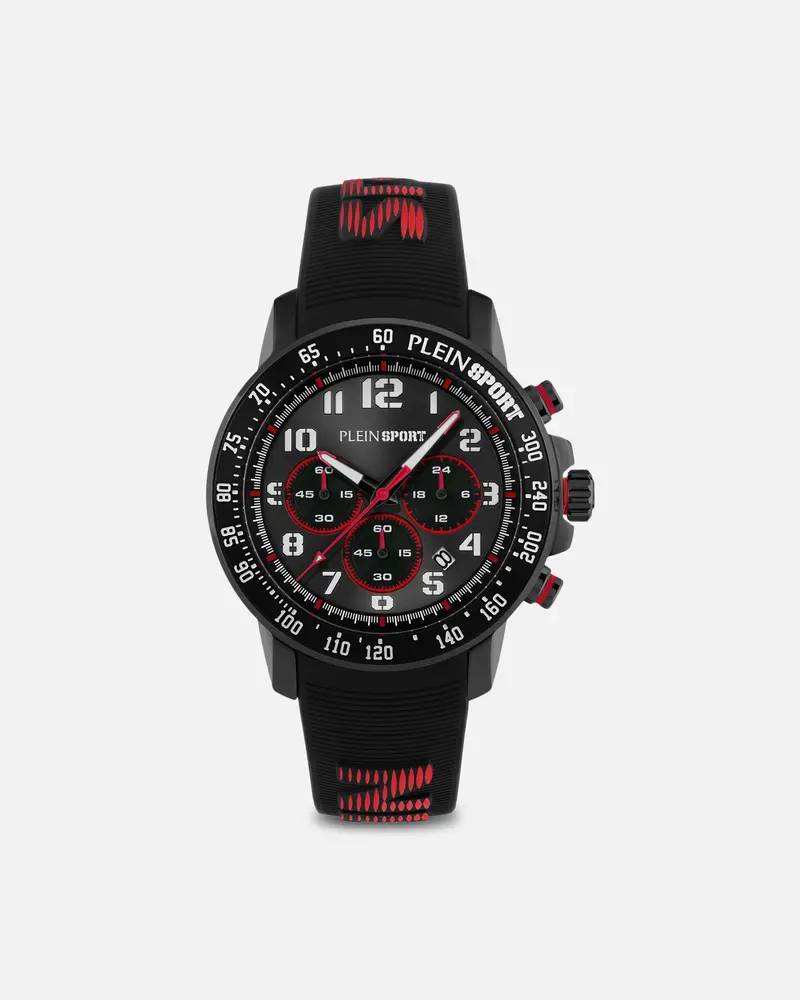 Philipp Plein Sport Chrono Race 45Mm Watch Black 1