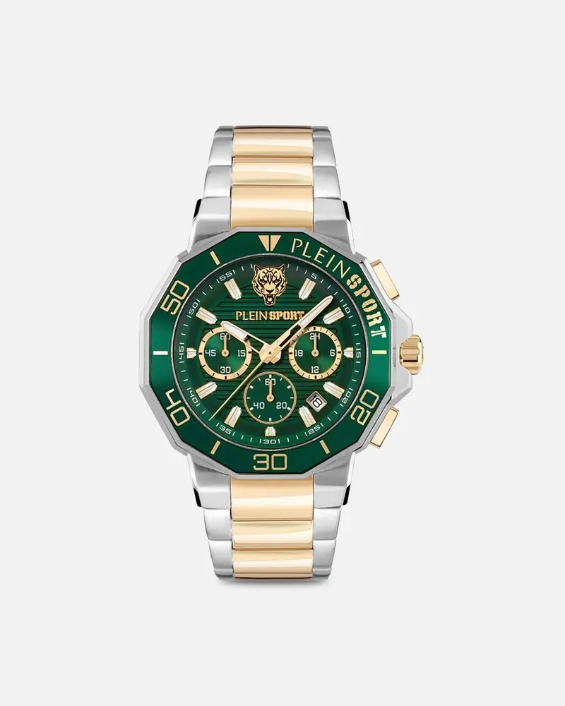 Phillip Plien Sport Titan Bracelet Watch Green/Gold 1