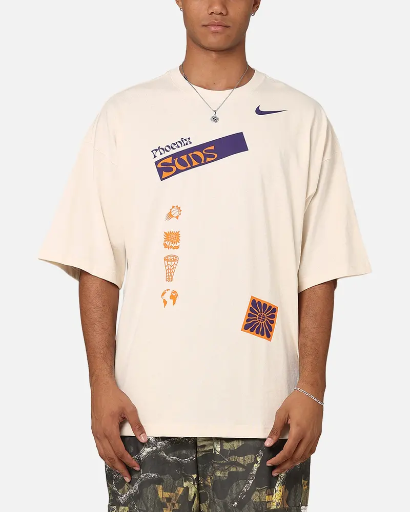 Phoenix Suns Heat Nba Courtside Oversized T-Shirt Pure 1