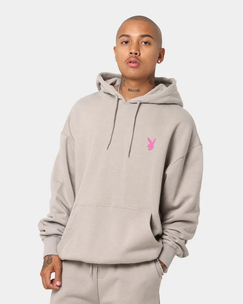 Playboy Bunny Basics Oversized Hoodie Smoke 1