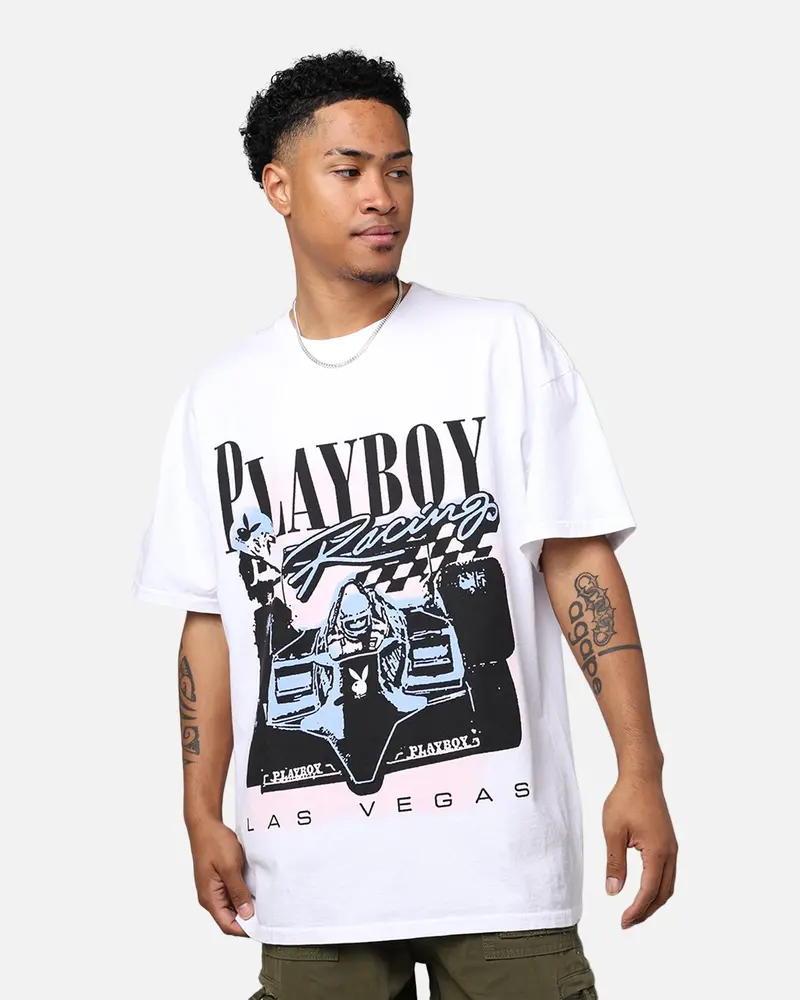 Playboy By Culture Kings Formula T-Shirt White 1
