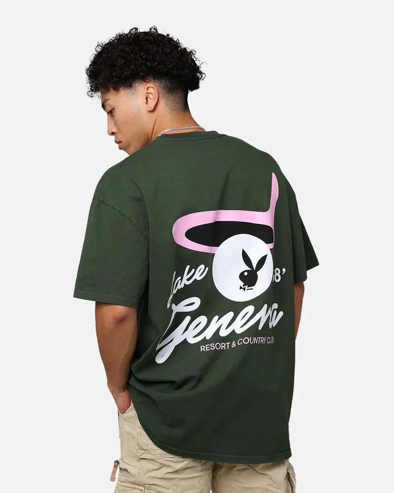 Playboy By Culture Kings Lake Geneva T-Shirt Green 1