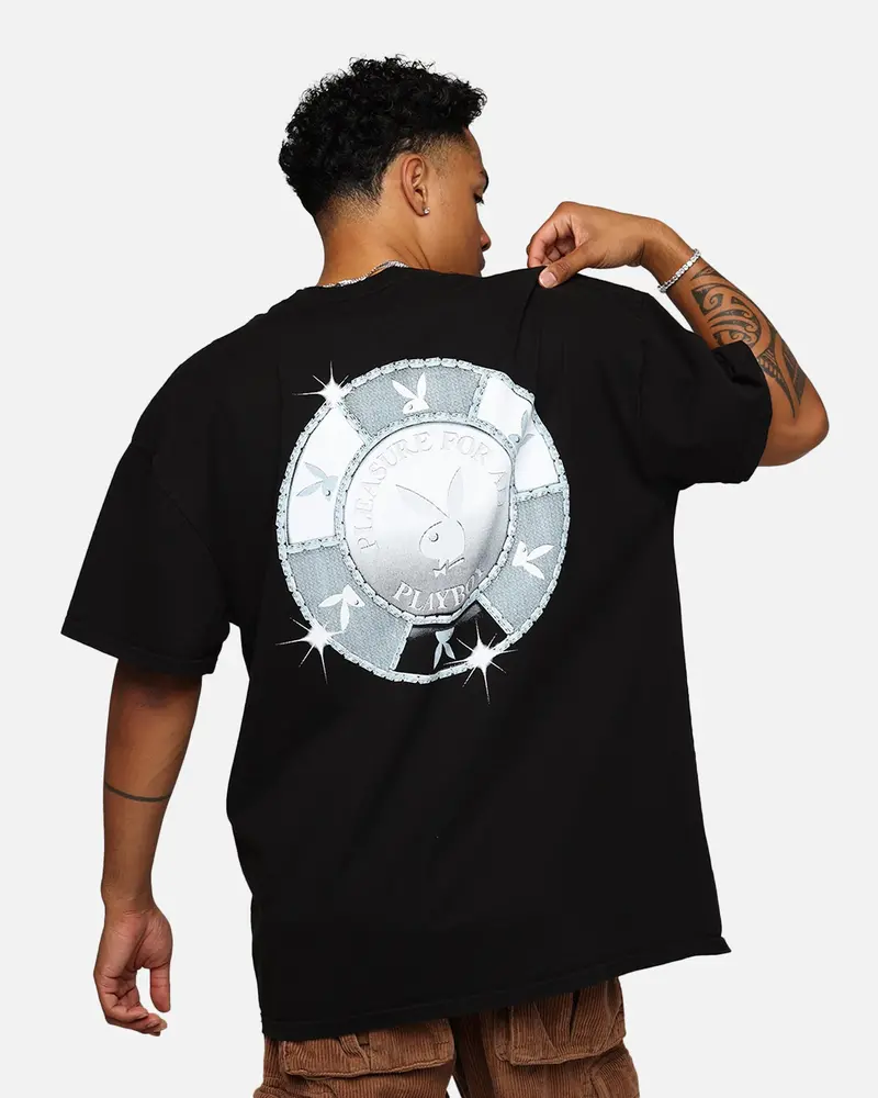 Playboy By Culture Kings Players Lounge T-Shirt Black 1