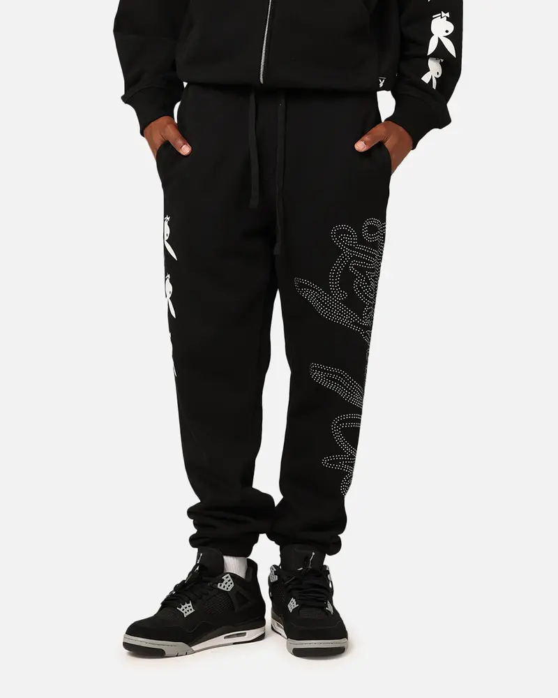 Playboy By Culture Kings Shyne Track Pants Black 1