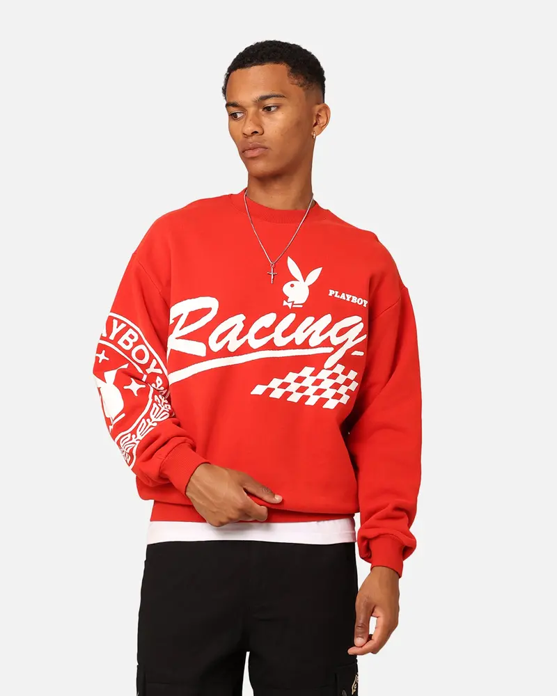 Playboy By Culture Kings Speedy Crewneck Red 1