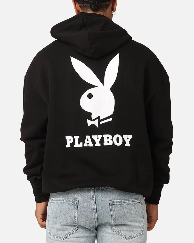 Playboy Lockup Hoodie Black 1