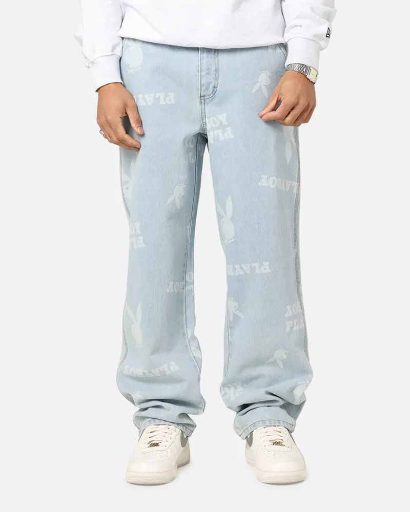 Playboy Mess Denim Jeans Light Indigo 1