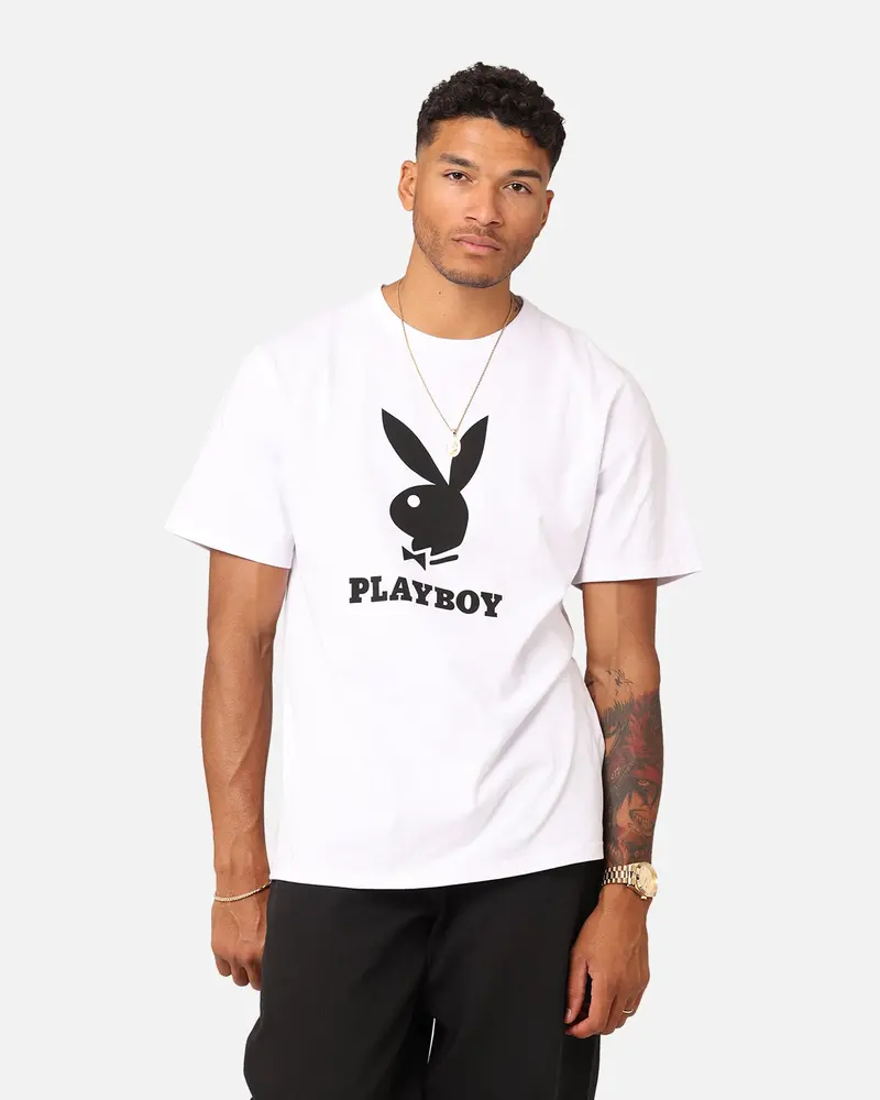 Playboy Playboy Lockup T-Shirt White 1