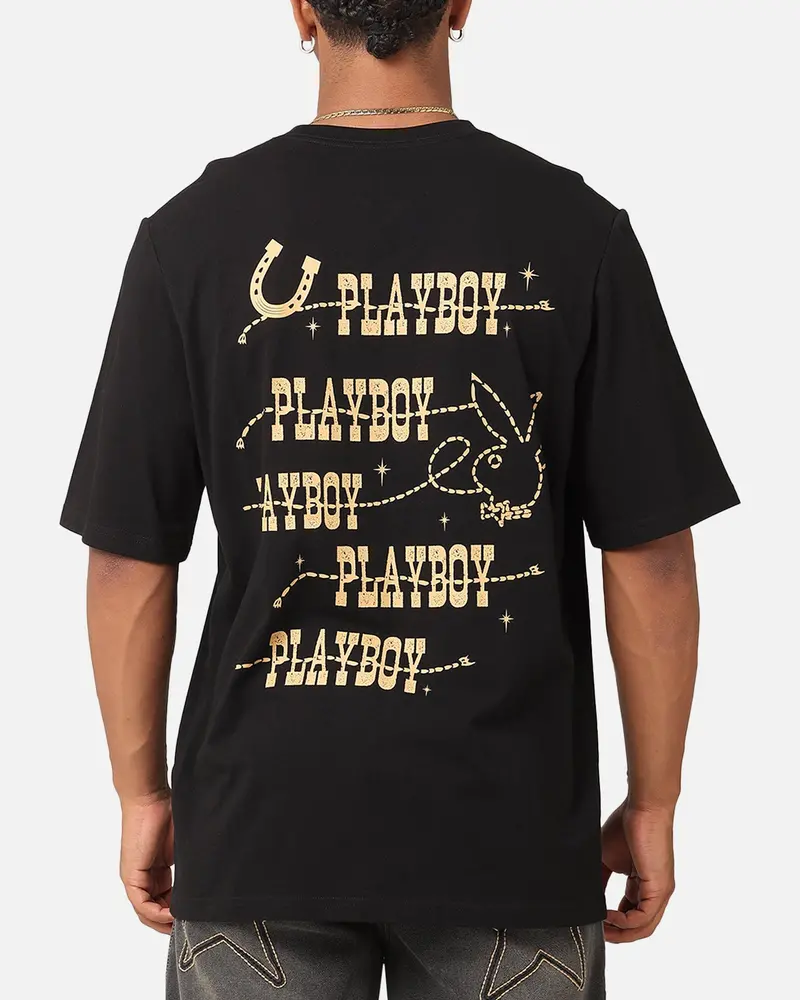 Playboy Western T-Shirt Black 1