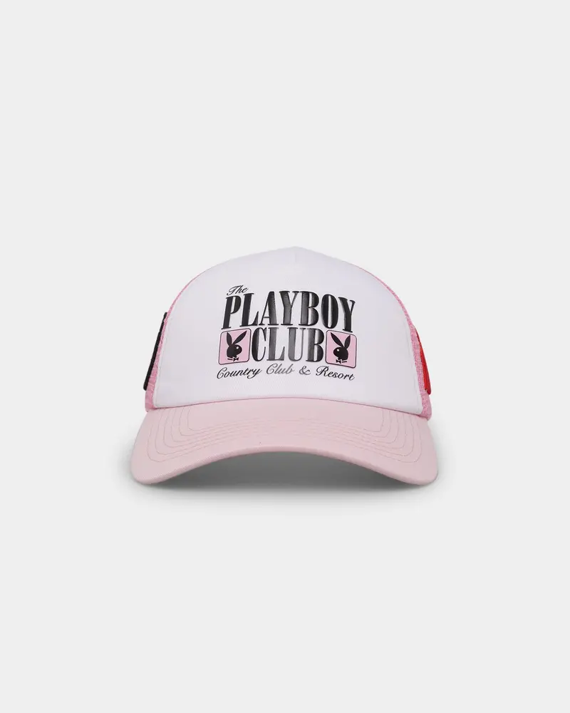 Playboy X Culture Kings Club Trucker Snapback Pink 1
