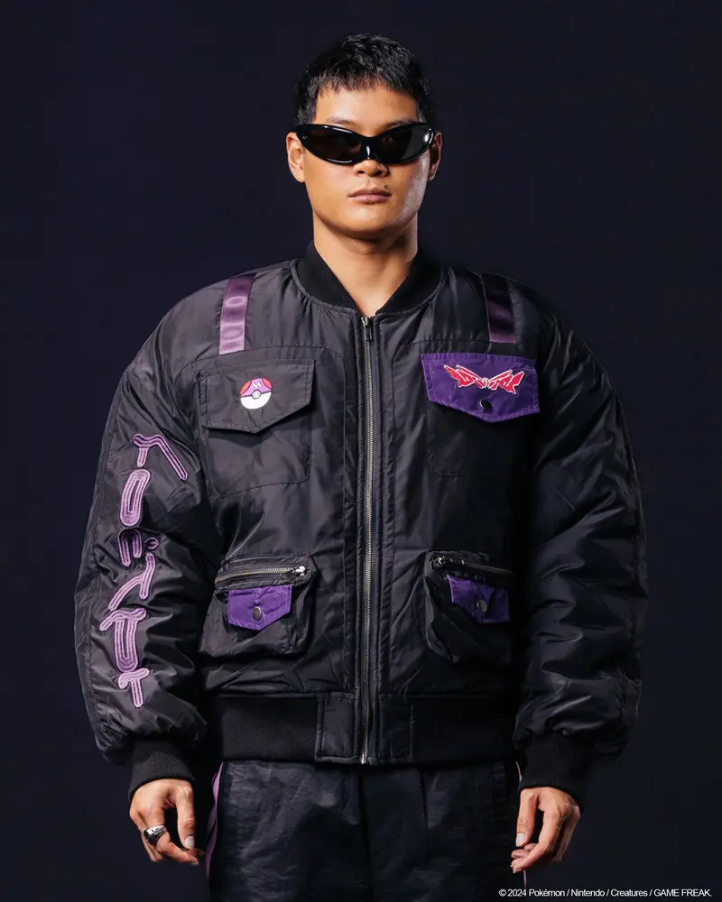 Pokémon By Loiter Master Ball Bomber Jacket Black 1