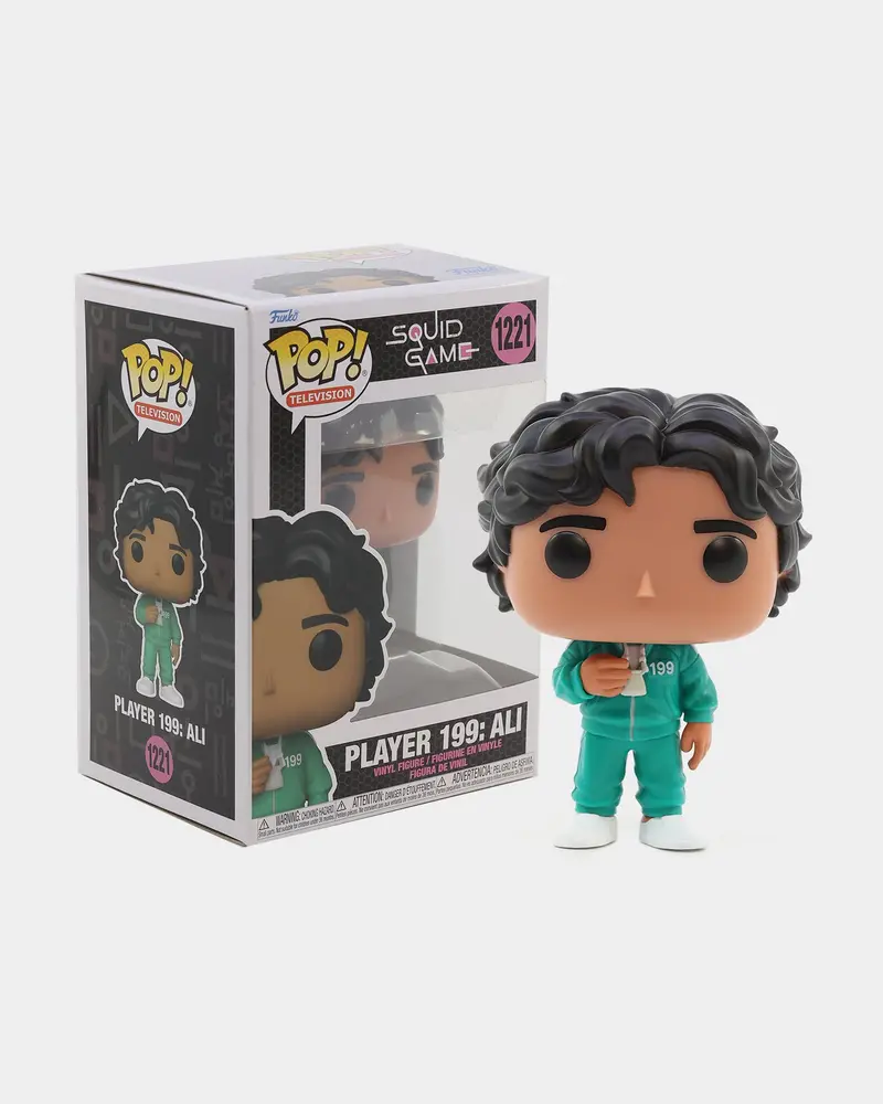 Pop! Pop! Vinyl #1221 Squid Game: Player 199 Ali Multi-Coloured 1