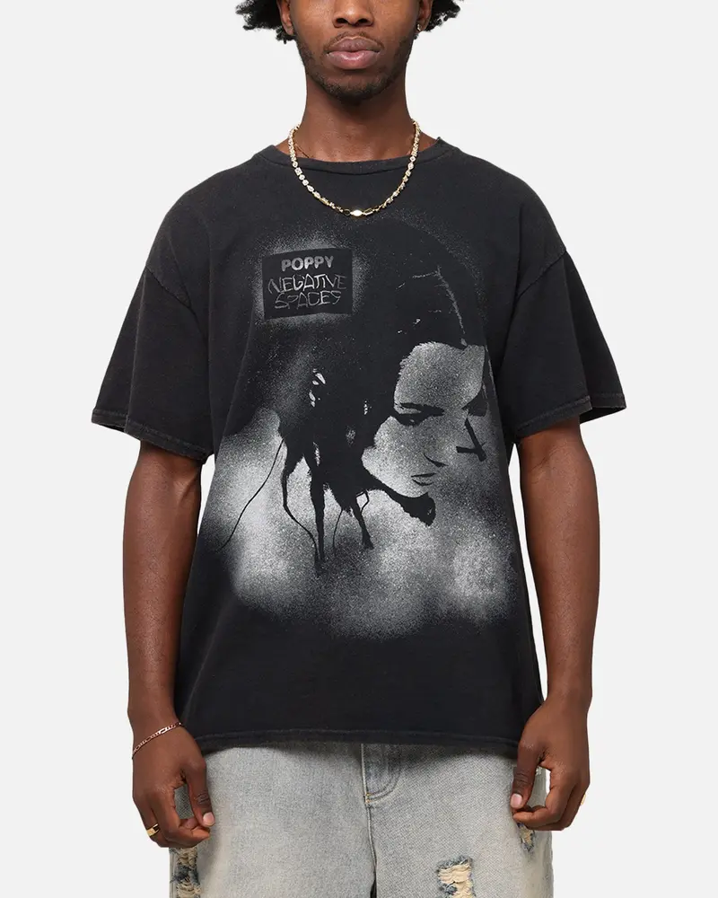 Poppy Poppy T-Shirt Black Vintage 1