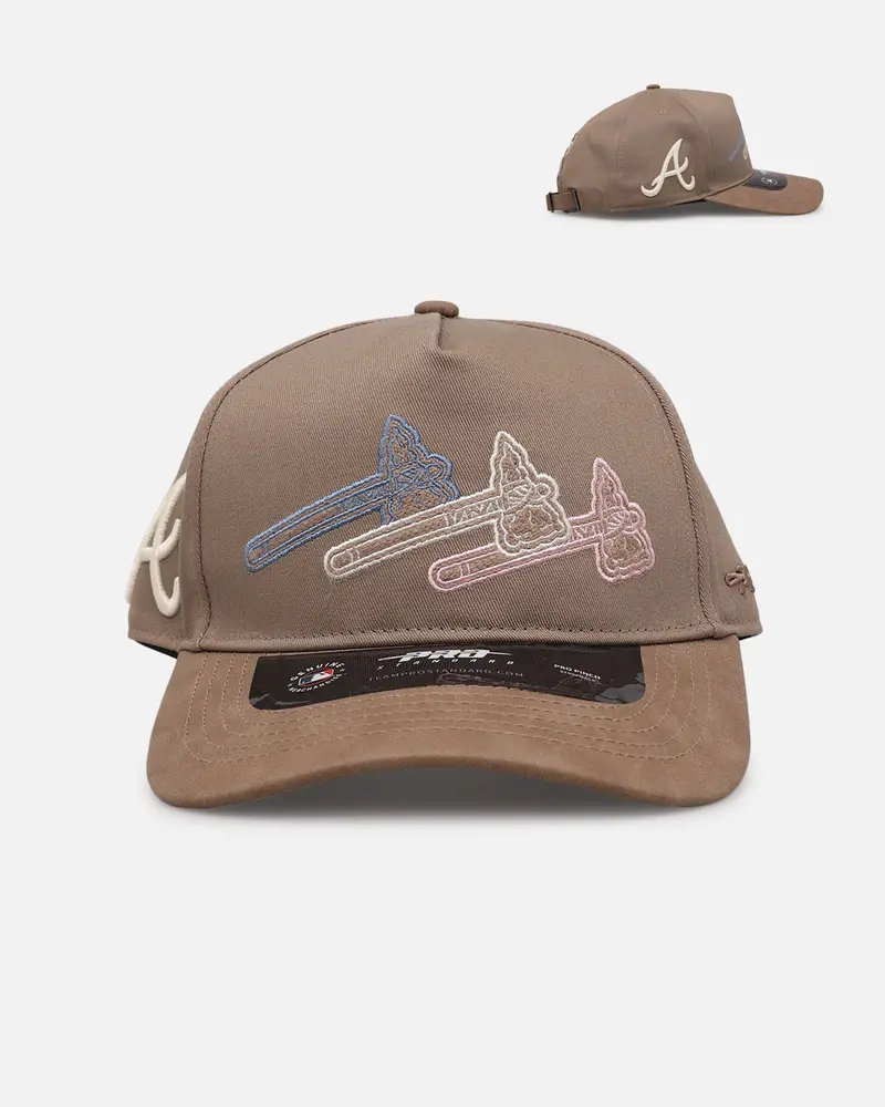 Pro Standard Atlanta Braves 'Multicolor Logos' Pro Pinch Strapback Multicolor 1