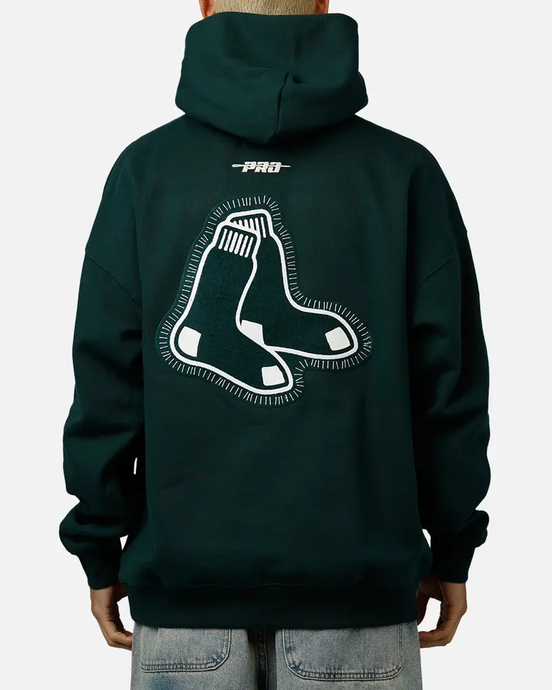 Pro Standard Boston Red Sox Tapestry 2.0 Hoodie Dark Green 1