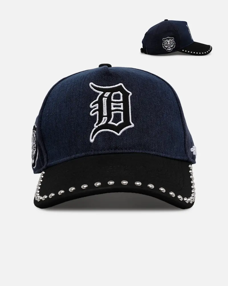 Pro Standard Detroit Tigers 'Polished Hardware' Pro Pinch Strapback Navy 1
