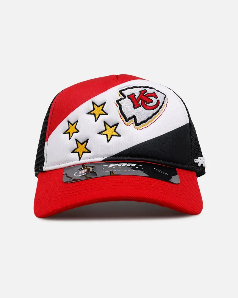 Pro Standard Kansas City Chiefs 'Nfl Kickoff' Trucker Snapback Black/Red 1