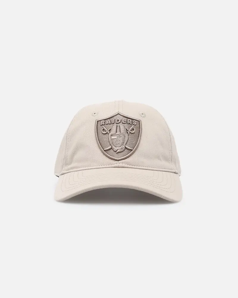 Pro Standard Las Vegas Raiders Dad Hat Strapback Taupe 1