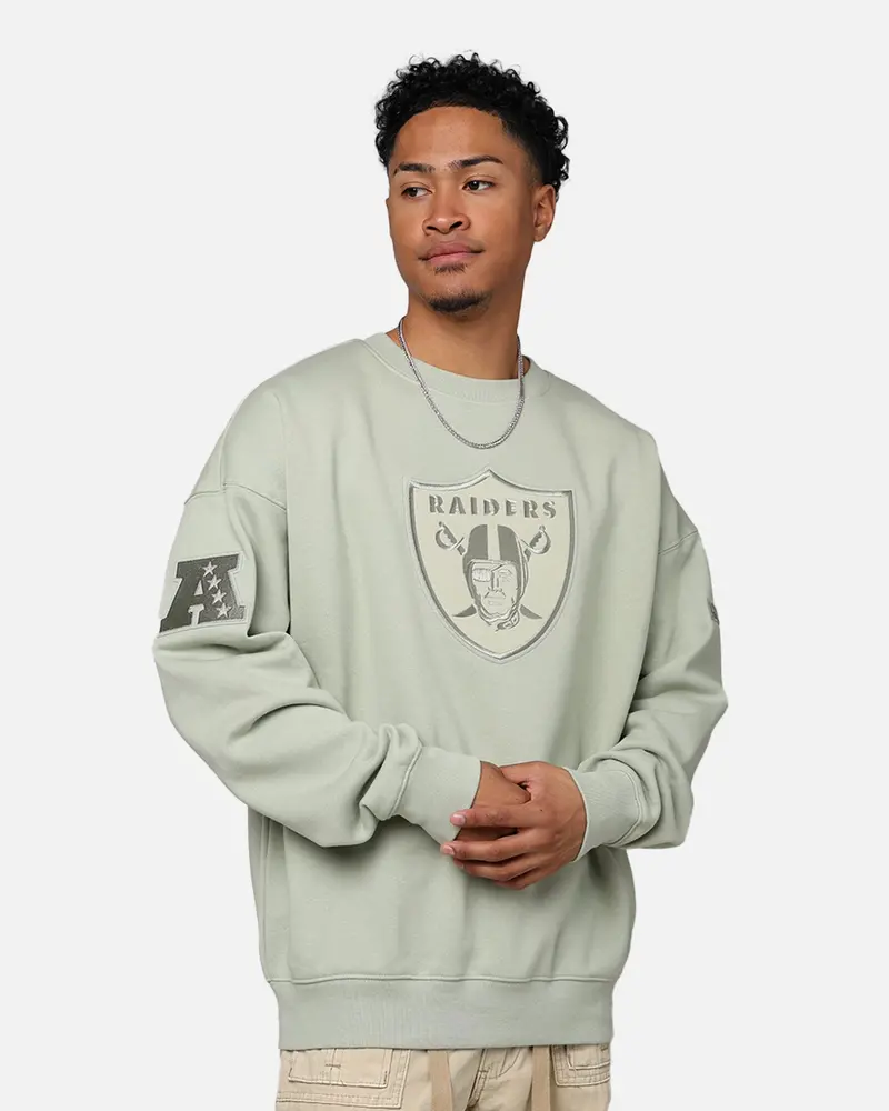 Pro Standard Las Vegas Raiders Drop Shoulder Crewneck Moss 1