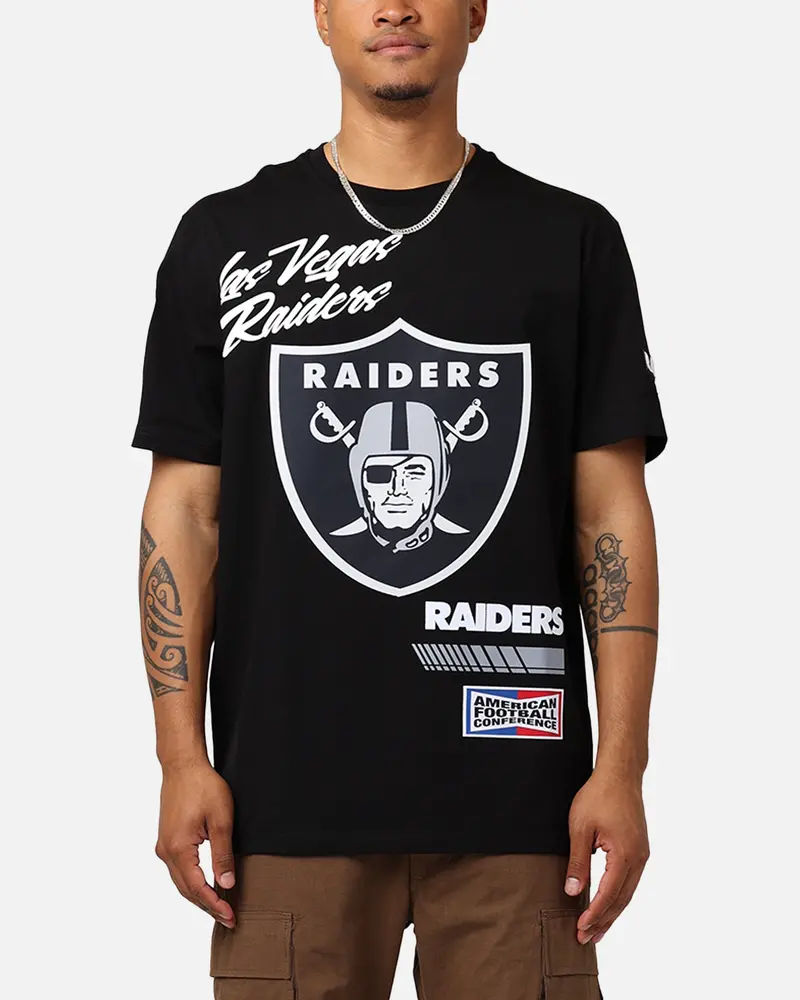Pro Standard Las Vegas Raiders Fast Lane Sj T-Shirt Black 1