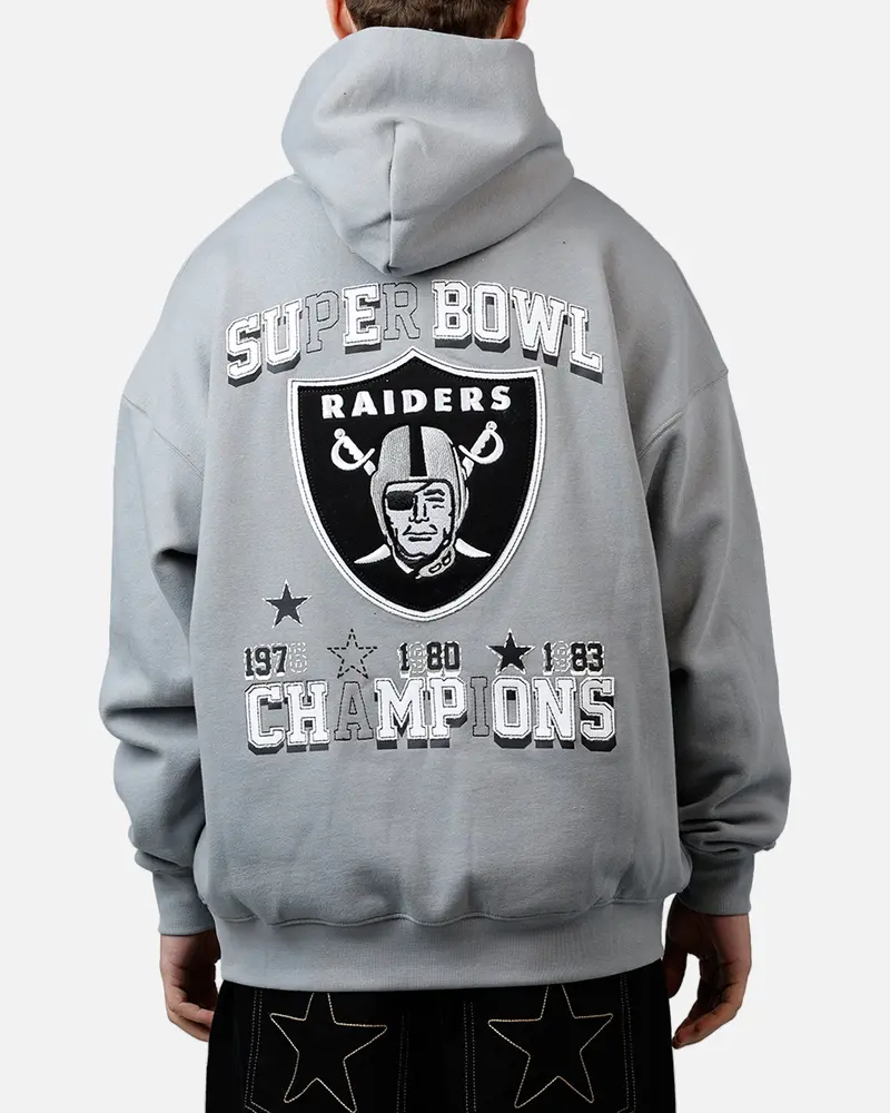 Pro Standard Las Vegas Raiders Kickoff Hoodie Grey 1
